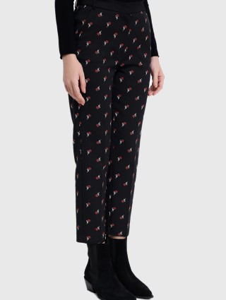 Чёрные брюки MAX&CO: фото 2 - Invogue