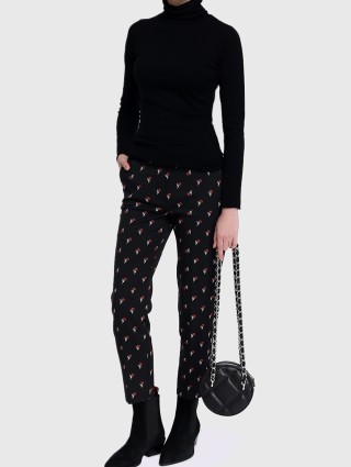 Чёрные брюки MAX&CO: фото 1 - Invogue