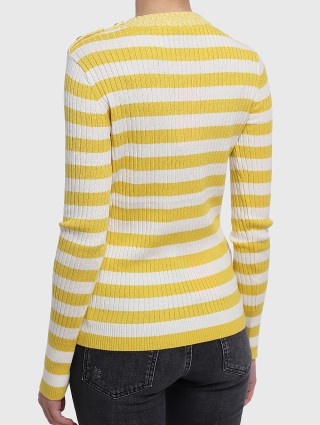 Жёлтый свитер MAX&CO: фото 3 - Invogue