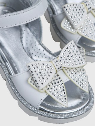 Кремові босоніжки MONNALISA : фото 3 - Invogue