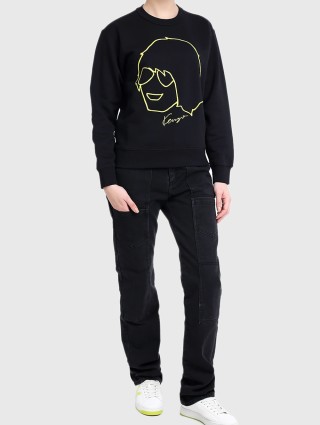 Чорний світшот KENZO : фото 1 - Invogue