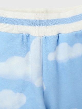 Блакитні брюки MONNALISA : фото 2 - Invogue