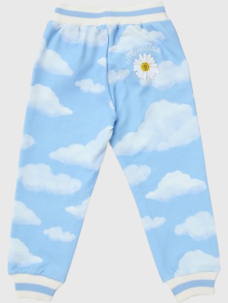 Блакитні брюки MONNALISA : фото 1 - Invogue