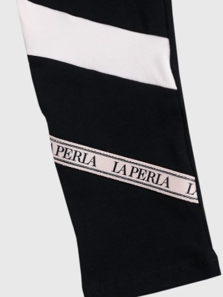 Чорні легінси LA PERLA KIDS : фото 2 - Invogue