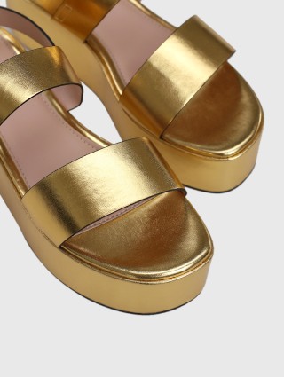 Жовті босоніжки MARINA RINALDI : фото 3 - Invogue