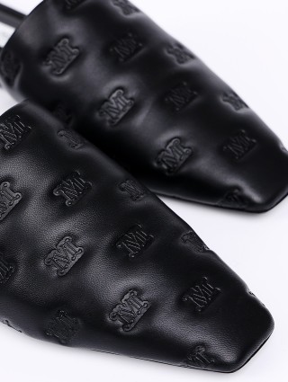 Чорні мюлі MAX MARA : фото 3 - Invogue