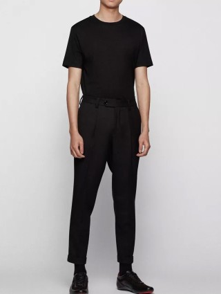 Чёрные кроссовки BOSS: фото 4 - Invogue