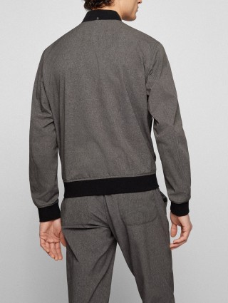 Сіра куртка BOSS : фото 2 - Invogue