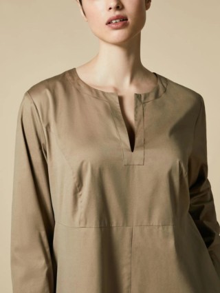 Коричневое платье MARINA RINALDI: фото 1 - Invogue