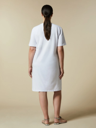 Белое платье MARINA RINALDI: фото 1 - Invogue