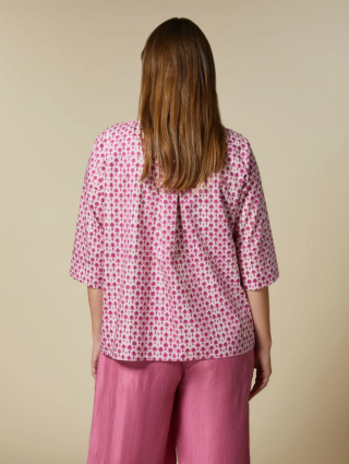 Розовая рубашка MARINA RINALDI: фото 1 - Invogue