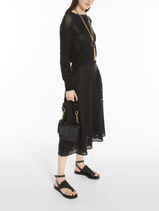 Чёрный свитер MAX MARA: фото 3 - Invogue