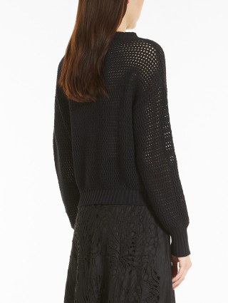 Чёрный свитер MAX MARA: фото 2 - Invogue