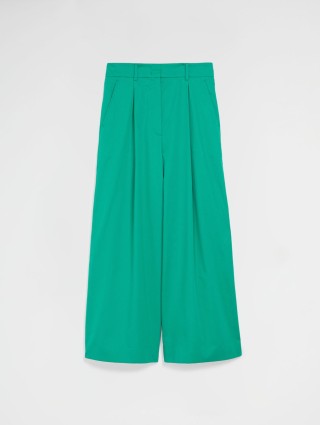 Зелёные брюки WEEKEND MAX MARA: фото - Invogue