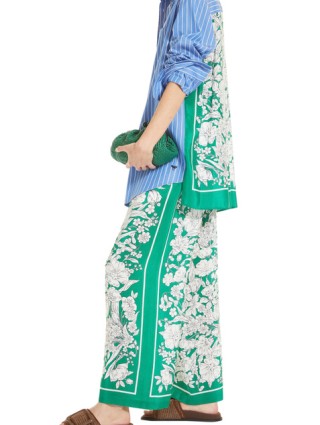 Зелёные брюки WEEKEND MAX MARA: фото 3 - Invogue