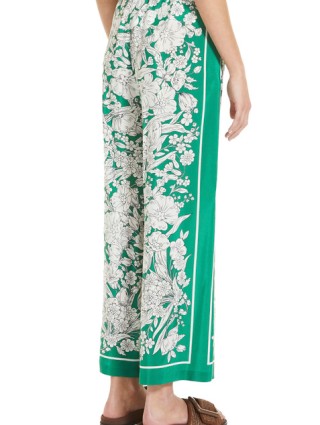 Зелёные брюки WEEKEND MAX MARA: фото 2 - Invogue