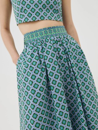 Синяя юбка MARELLA: фото 2 - Invogue