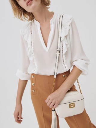 Біла блуза MARELLA : фото 3 - Invogue