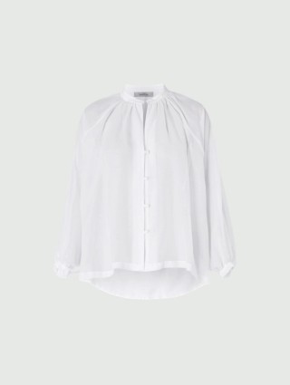 Белая рубашка MARELLA: фото - Invogue