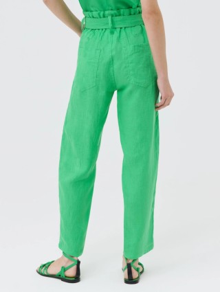 Зелёные брюки MARELLA: фото 2 - Invogue