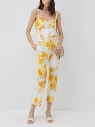 Синие брюки MARELLA: фото 1 - Invogue