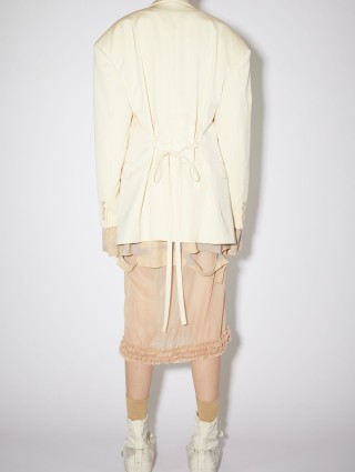 Бежевый жакет ACNE STUDIOS: фото 2 - Invogue