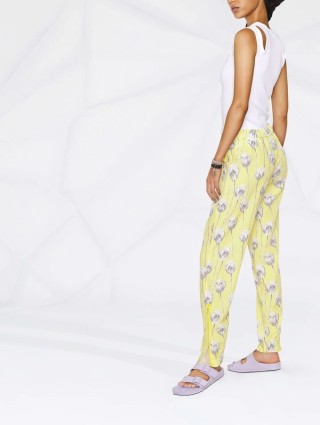 Жёлтые брюки KENZO: фото 2 - Invogue