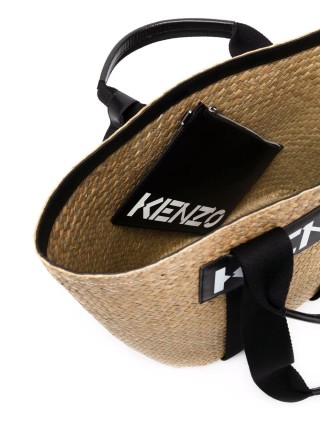 Чёрная сумка KENZO: фото 2 - Invogue