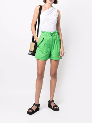 Бирюзовые шорты KENZO: фото 3 - Invogue