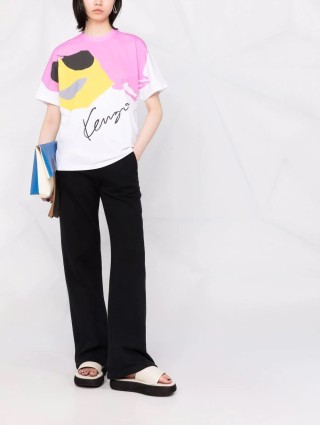 Біла футболка KENZO : фото 4 - Invogue