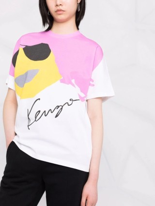 Біла футболка KENZO : фото 1 - Invogue