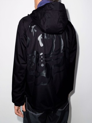 Чёрная куртка KENZO: фото 2 - Invogue