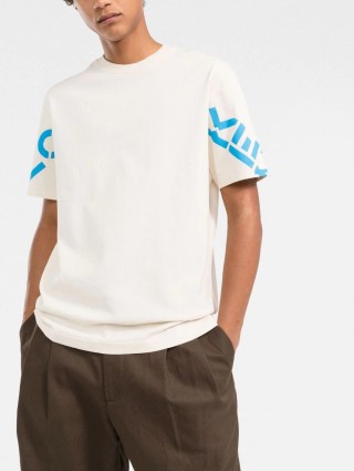 Кремовая футболка KENZO: фото 3 - Invogue