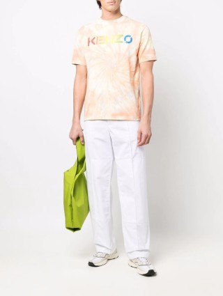 Оранжевая футболка KENZO: фото 3 - Invogue