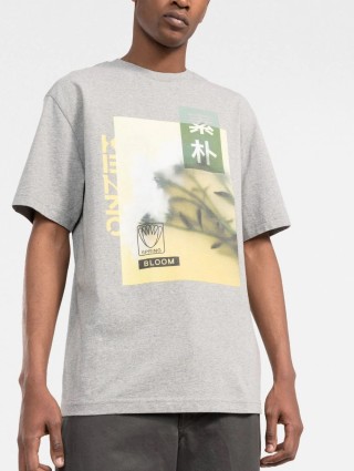 Серая футболка KENZO: фото 3 - Invogue