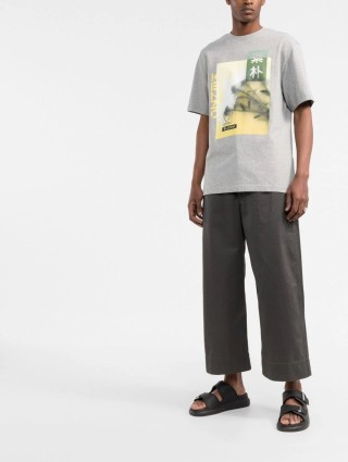 Серая футболка KENZO: фото 1 - Invogue