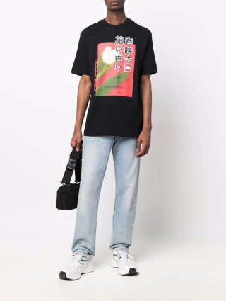 Чёрная футболка KENZO: фото 3 - Invogue