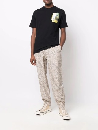 Чёрная футболка KENZO: фото 3 - Invogue