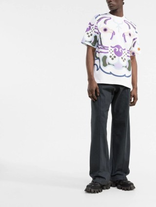 Белая футболка KENZO: фото 1 - Invogue