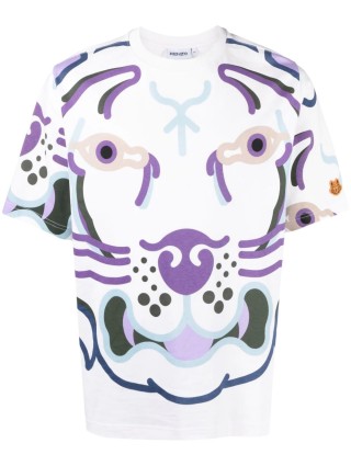 Белая футболка KENZO: фото - Invogue