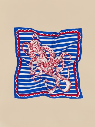 Коричневый платок MARINA RINALDI: фото 1 - Invogue