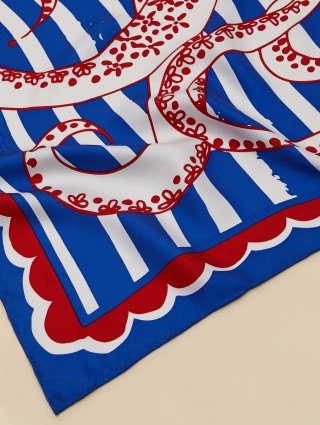 Коричневый платок MARINA RINALDI: фото 3 - Invogue