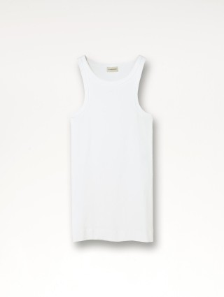 Белая майка BY MALENE BIRGER: фото - Invogue