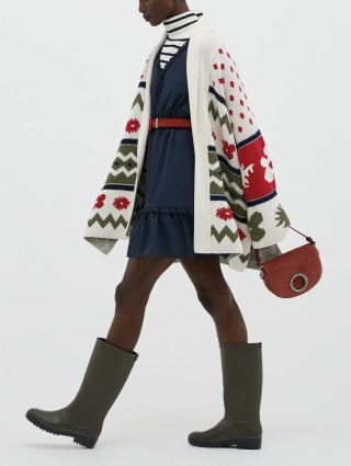 Зелёные сапоги MAX&CO: фото 4 - Invogue