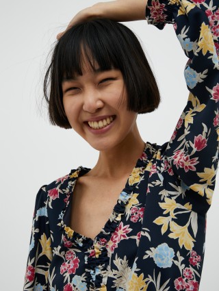 Синее платье MAX&CO: фото 3 - Invogue