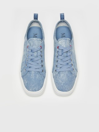 Синие сникерсы MAX&CO: фото 2 - Invogue