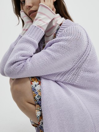 Бузковий кардиган MAX&CO : фото 3 - Invogue