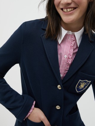 Синий пиджак MAX&CO: фото 2 - Invogue