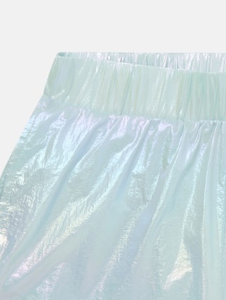 Бирюзовые шорты STELLA MCCARTNEY KIDS: фото 1 - Invogue