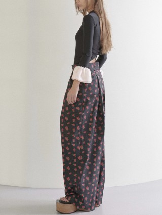 Чорні брюки PUSHBUTTON : фото 4 - Invogue